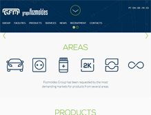 Tablet Screenshot of fozmoldes.com